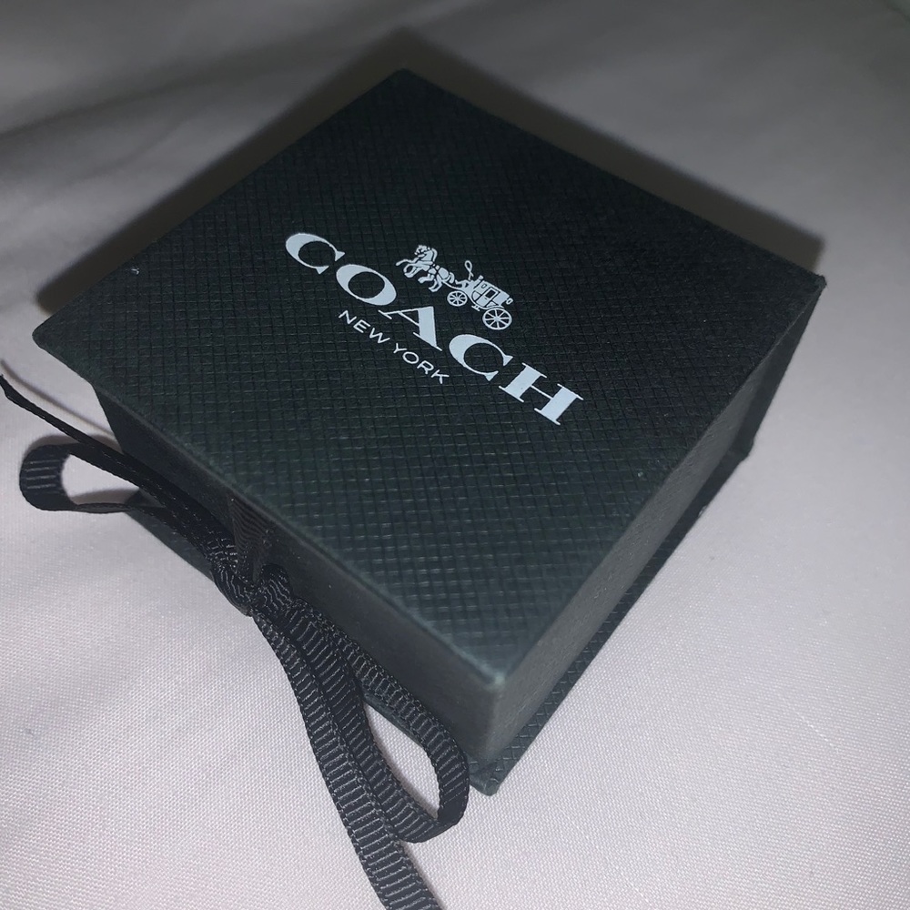 COACH STERLING SILVER EARRINGS